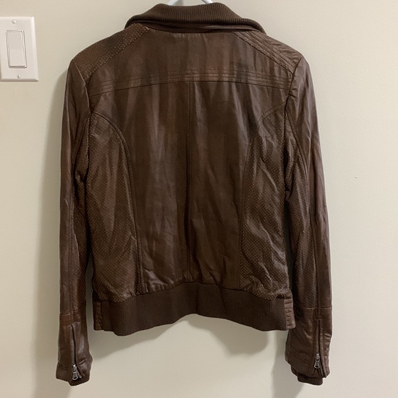 Xtra Small brown leather jacket - Picture 3 of 3